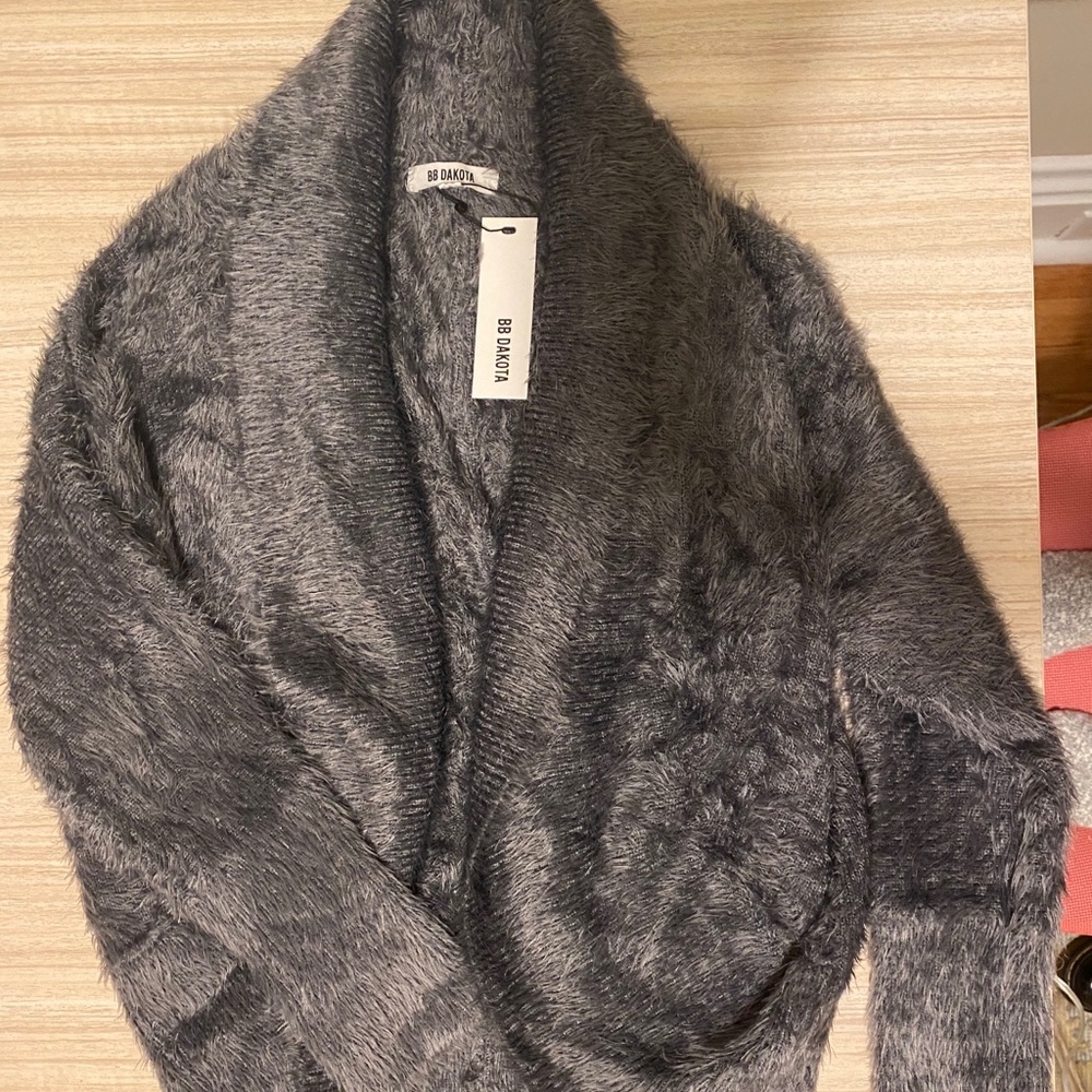 Furry Grey BB Dakota Sweater